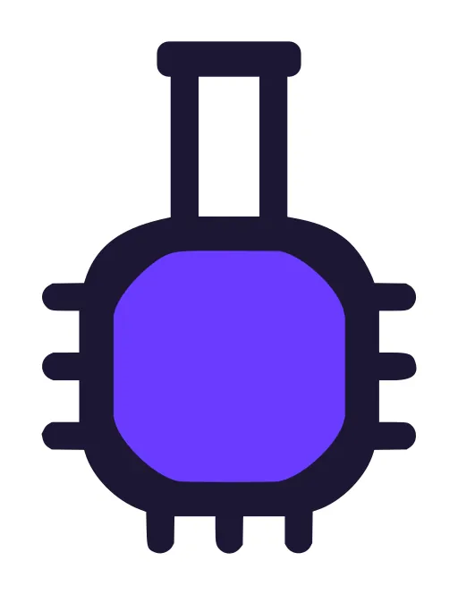 Virtual Flask Icon